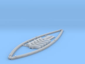 Foot Rails 72nd Elco 80' PT Boat in Tan Fine Detail Plastic