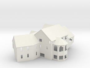 New England House - Zscale in White Natural Versatile Plastic