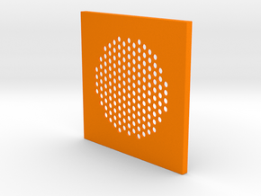 Frekvens Speaker Cover in Orange Processed Versatile Plastic