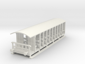 o-76-corringham-toastrack-coach in White Natural Versatile Plastic