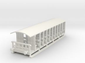 o-100-corringham-toastrack-coach in White Natural Versatile Plastic