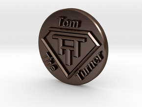 V2 Stamp TTT in Polished Bronze Steel