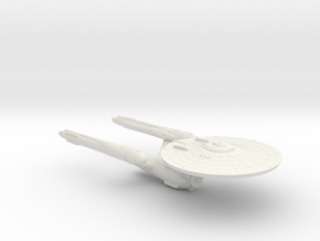 3125 Scale Federation X-Ship Command Cruiser (CX)  in White Natural Versatile Plastic