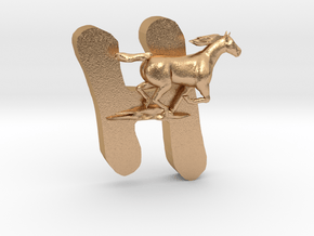 Handsme-Horse in Natural Bronze