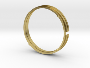 *Proto: 41mm watch - movement adapter: metal in Natural Brass