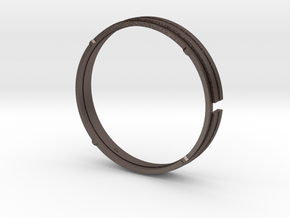 *Proto: 41mm watch - movement adapter: metal in Polished Bronzed-Silver Steel