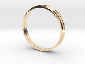 *Proto: 41mm watch - movement adapter: metal in 14k Gold Plated Brass