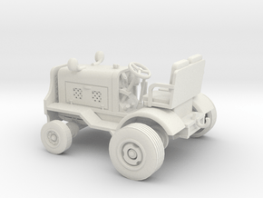 1/50th Clarktor Aircraft Tow Tractor in White Natural Versatile Plastic