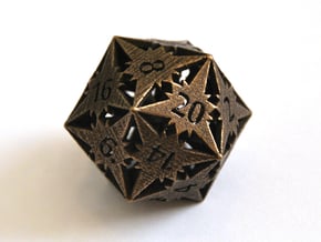 D20 Balanced - Starlight in Polished Bronze Steel