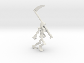 Skeleton Peasant - FREE DOWNLOAD! in White Natural Versatile Plastic