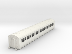 o-87-gwr-c54-third-class-coach in White Natural Versatile Plastic