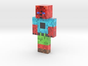 ace (1) | Minecraft toy in Glossy Full Color Sandstone