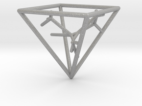 Naked Pyramid Pendant in Aluminum