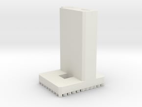 Lever House - New York (1:4000) in White Natural Versatile Plastic