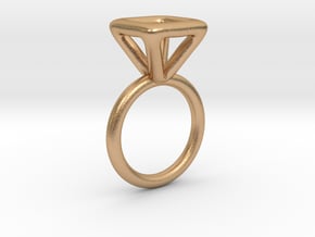 Diamond Ring in Natural Bronze: 5 / 49