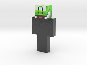 yoshi | Minecraft toy in Glossy Full Color Sandstone