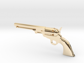 1/18 scale  Colt 1851 Navy Revolver in 14K Yellow Gold