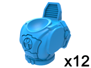 Infantry Torsos - Guardian Explorer Traitor x12 in Tan Fine Detail Plastic