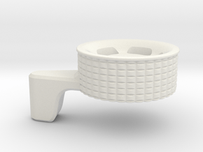 Spektrum DX5C Thumb Steer Wheel in White Natural Versatile Plastic