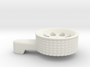 Spektrum DX4C & DX2E Thumb Steer Wheel in White Natural Versatile Plastic