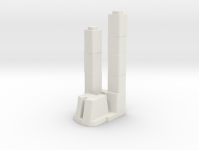 City of Capitals - Moscow (1:4000) in White Natural Versatile Plastic