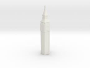 Big Ben - London (1:4000) in White Natural Versatile Plastic