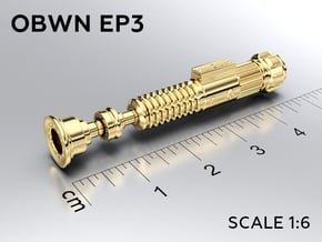 OBWN EP3 keychain in Natural Brass: Medium
