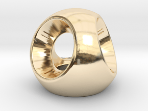 Roman D4 in 14k Gold Plated Brass