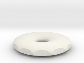 decreased small hole rodin coil 90x90x15,77 in White Natural Versatile Plastic