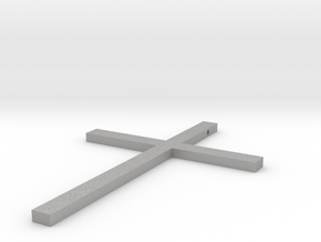 Cross Necklace in Aluminum