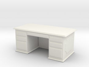 Office Wood Desk 1/56 in White Natural Versatile Plastic