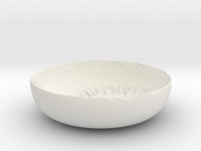 The Bowl-ed And The Beautiful in White Premium Versatile Plastic
