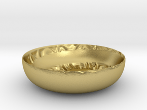 The Bowl-ed And The Beautiful in Natural Brass