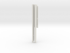 pg492c Beneteau rails, iteration.17 in White Natural Versatile Plastic