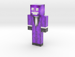 Small_mol_Purple_Deadmau5 | Minecraft toy in Glossy Full Color Sandstone