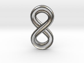 Infinity (large) in Natural Silver