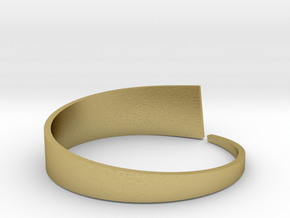 Tides bracelet in Natural Brass: Extra Small