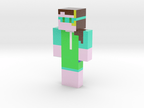 Greenqueen sub | Minecraft toy in Glossy Full Color Sandstone