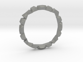 Construct bracelet in Gray PA12: Extra Small