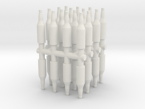 12 Oz Beer Bottle (x32) 1/24 in White Natural Versatile Plastic