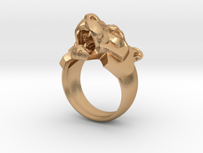 Tiger Face Ring jewelry in Natural Bronze: 10 / 61.5