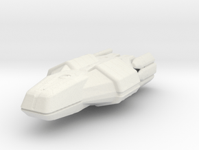 Valkyrie Class Command Carrier 5.1" long reworked in White Natural Versatile Plastic