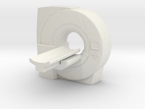 MRI Scan Machine 1/87 in White Natural Versatile Plastic