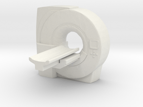 MRI Scan Machine 1/64 in White Natural Versatile Plastic