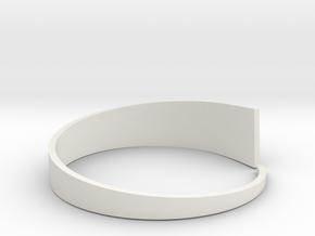 Tides bracelet in White Natural Versatile Plastic: Small
