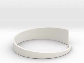 Tides bracelet in White Natural Versatile Plastic: Medium