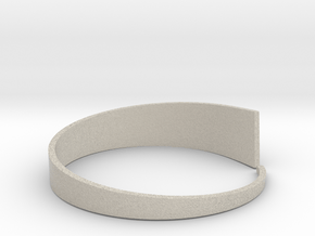 Tides bracelet in Natural Sandstone: Medium