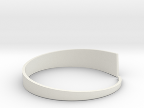Tides bracelet in White Natural Versatile Plastic: Large