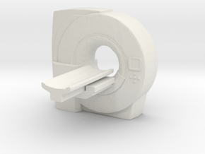 MRI Scan Machine 1/48 in White Natural Versatile Plastic