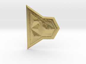 Tycho Shield Base Plate 3" in Natural Brass